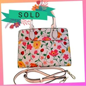 NWT Kate Spade Madison Strawberry Garden Satchel/Shoulder Bag